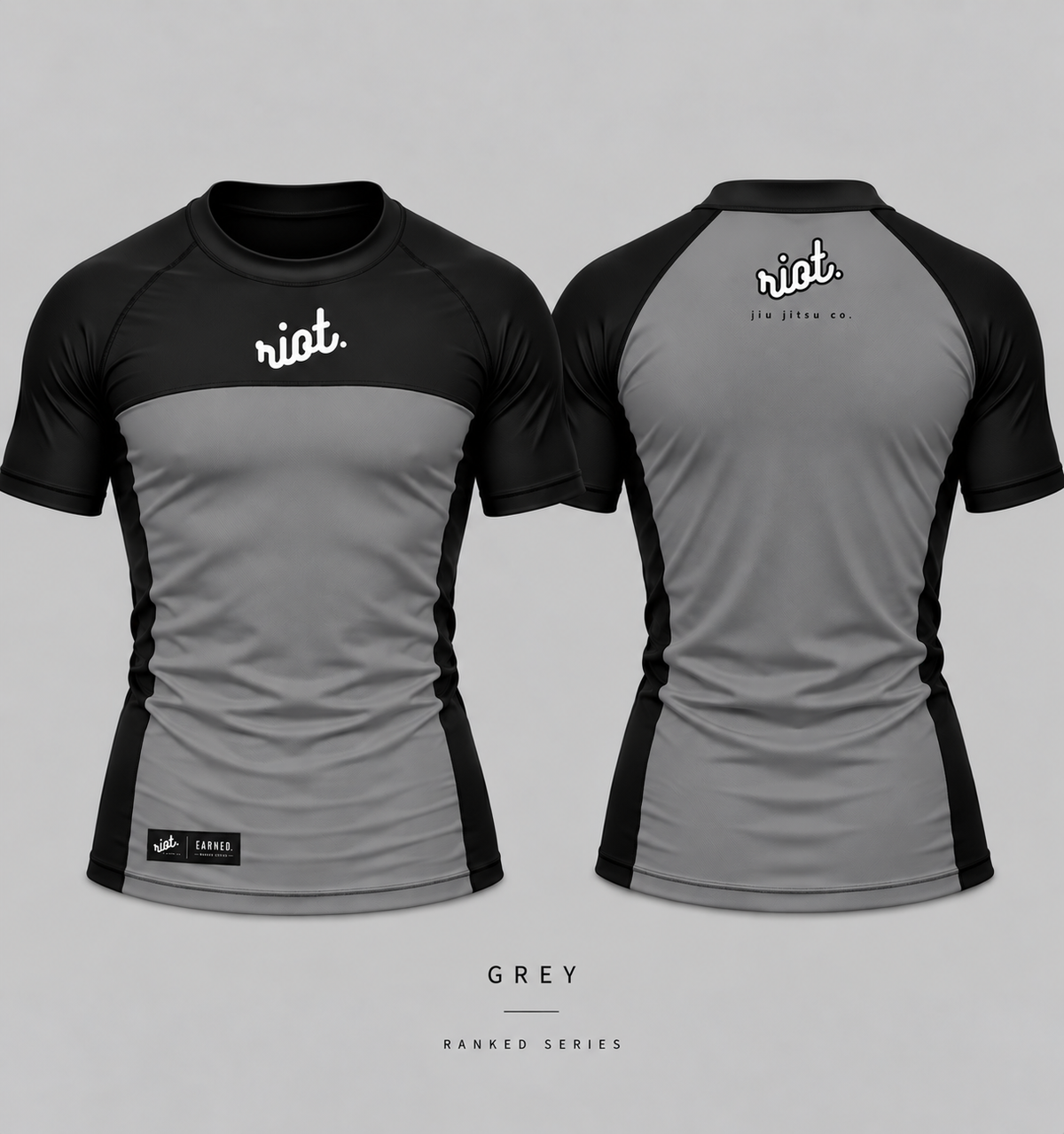 Youth Grey Ranked Rashguard