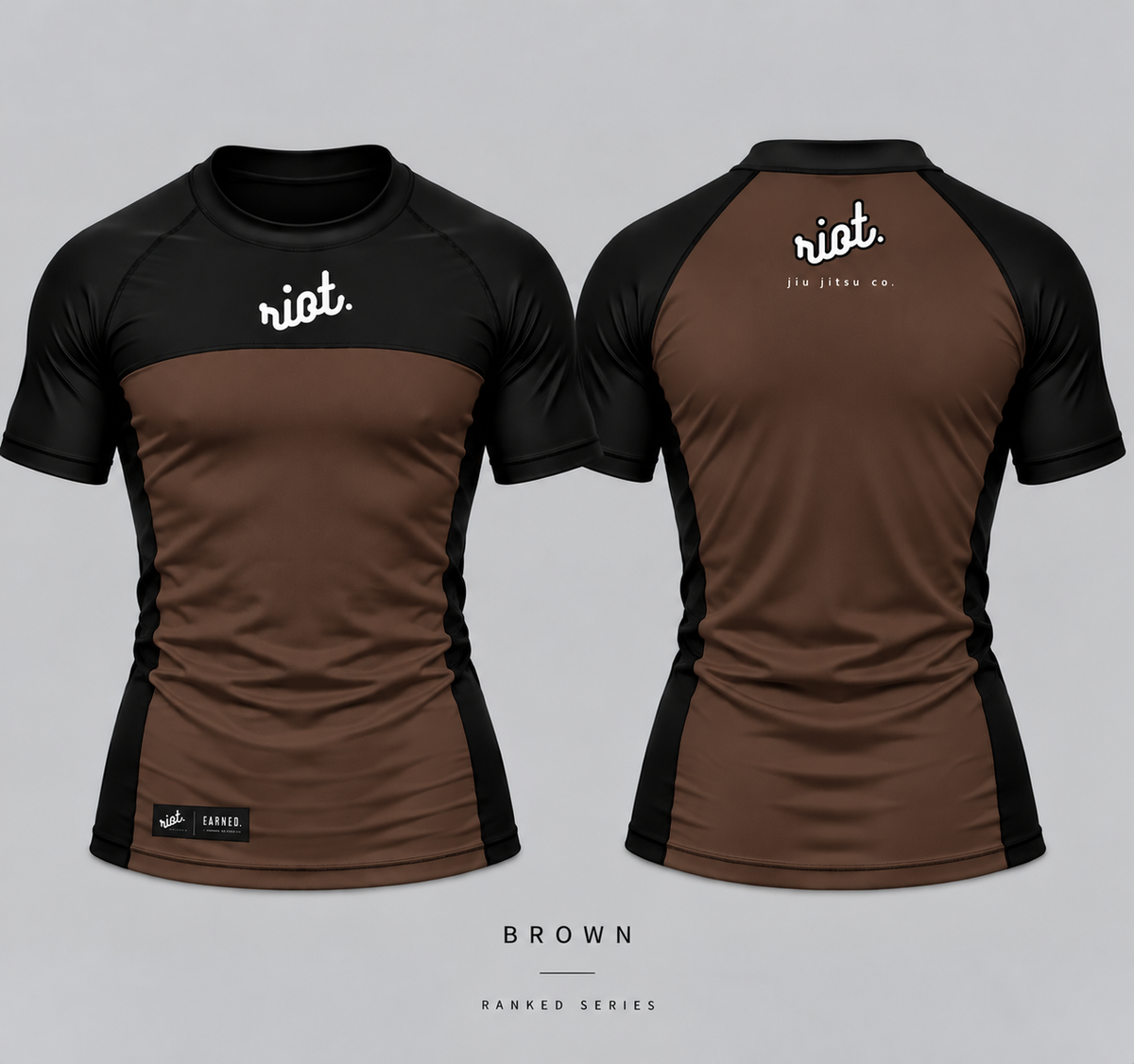 Brown Ranked Rashguard