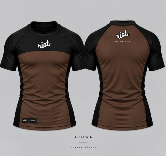 Brown Ranked Rashguard