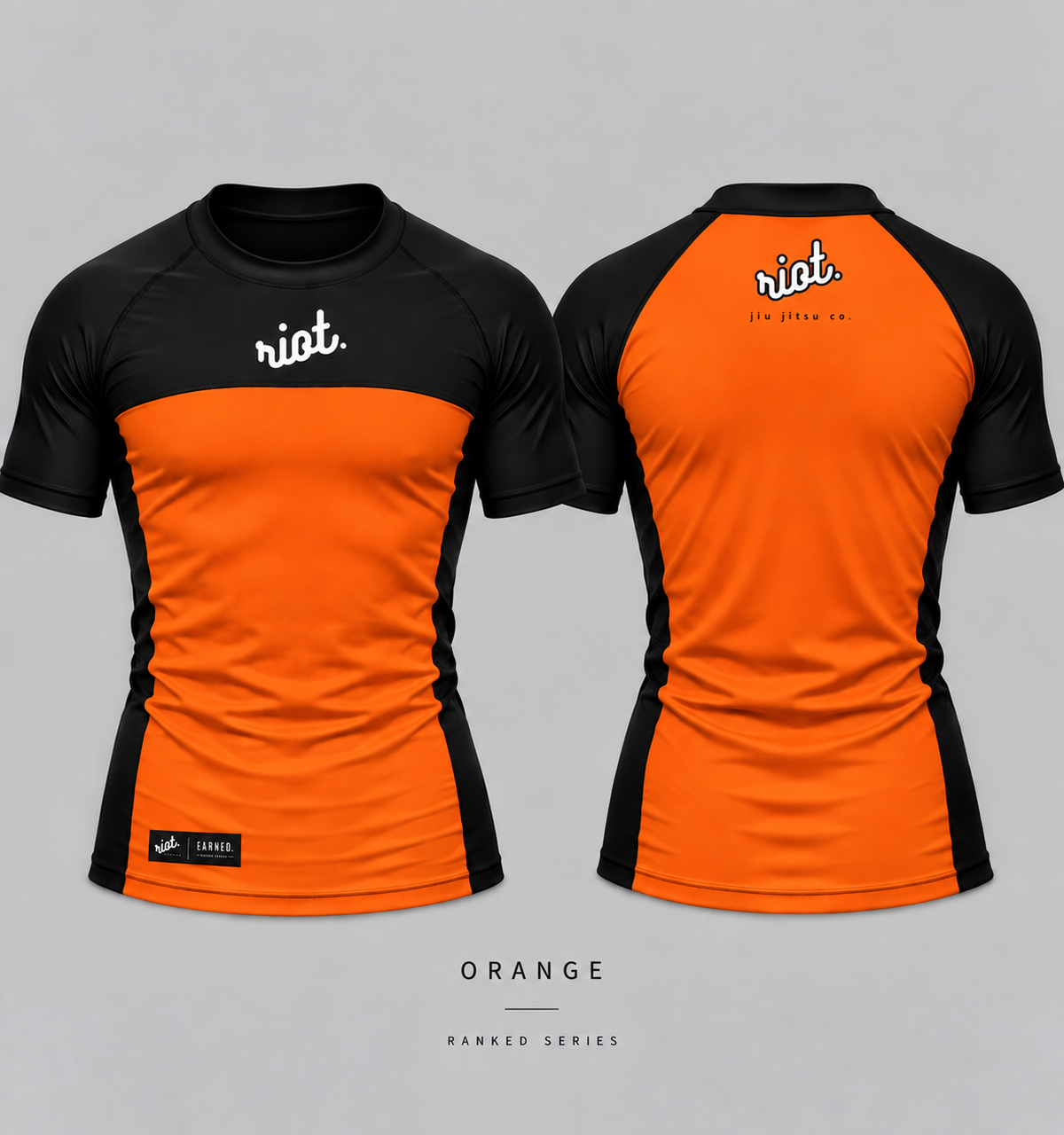 Youth Orange Ranked Rashguard